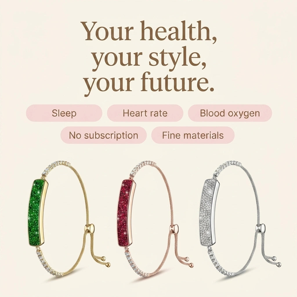 [EN] The Tetra band in all three finishes: silver, rose gold and green gold
